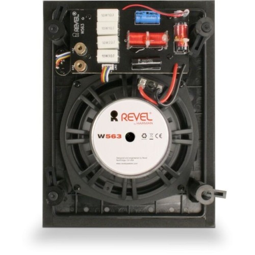 REVEL W563 Į SIENĄ MONTUOJAMAS GARSIAKALBIS REKOMENDUOJAMA STIPRINTUVO GALIA 10 - 130 W 