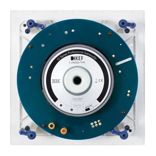 ​​KEF CI200QSB-THX – SIENINIS INSTALIACINIS ŽEMŲ DAŽNIŲ GARSIAKALBIS. NOMINALI VARŽA: 6 OMAI (PASYVIU REŽIMU)​​. JAUTRUMAS: 85 DB (2,83 V/1 M).  JAUTRUMAS: 90 DB (2,83 V/1 M)​​. REKOMENDUOJAMAS STIPRINTUVAS: KEF KASA500 