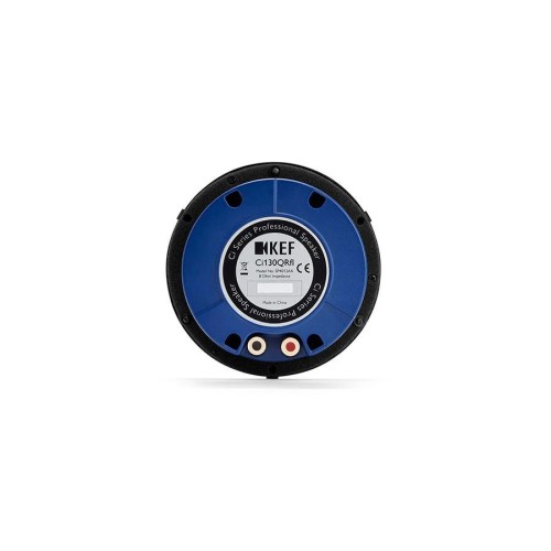 KEF CI130QRFL – LUBINIS INSTALIACINIS GARSIAKALBIS. GALIA (RMS): 10–100 W, DAŽNIŲ ATSAKAS: 45 HZ – 34 KHZ (±6 DB), JAUTRUMAS: 87 DB (2,83V/1M) 