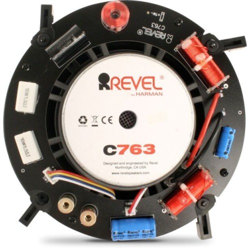 REVEL C763 Į LUBAS MONTUOJAMAS GARSIAKALBIS GALIA 10 - 140 W, MIKRO-KERAMIKINIO PLUOŠTO APVALKALAS 