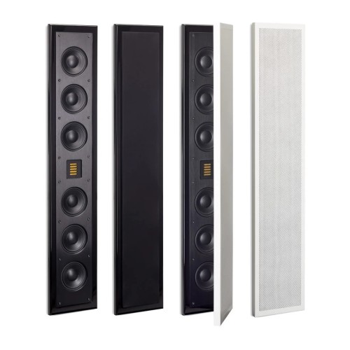 MARTINLOGAN MOTION SLM XL – ITIN PLONA, AUKŠTOS KOKYBĖS ANT SIENOS KABINAMA KOLONĖLĖ, DAŽNIŲ DIAPAZONAS: 100 HZ – 25 000 HZ (±3 DB). REKOMENDUOJAMA STIPRINTUVO GALIA: 20 – 140 W. 