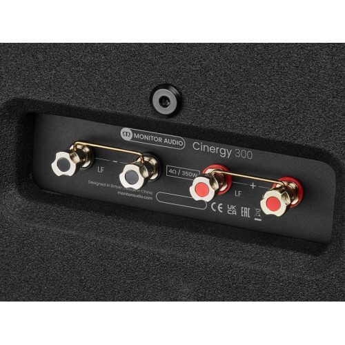 MONITOR AUDIO CINERGY 300, KABINAMA ANT SIENOS GARSO KOLONĖLĖ GALIA: 1400 W, JAUTRUMAS: 90 DB, VARŽA: 4 OMAI 