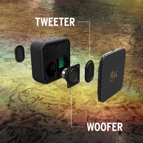 KLIPSCH AUSTIN – KOMPAKTIŠKA NEŠIOJAMA BLUETOOTH KOLONĖLĖ („MUSIC CITY“ SERIJA). GALIA 10 W RMS, 1.5″ FULL-RANGE DRAIVERIS, DU PASYVŪS RADIATORIAI. BATERIJOS VEIKIMO LAIKAS – IKI 12 VALANDŲ VIENU ĮKROVIMU  