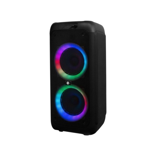ARCSOUND HAZE PARTYBOX NEŠIOJAMA GARSO KOLONĖLĖ SISTEMA SU BEVIELIU MIKROFONU. LED APŠVIETIMU, SD/USB, GALIA 120 W, VEIKIMO TRUKMĖ: 11 VALANDŲ/ĮKROVA PER 8 VALANDAS, BLUETOOTH 5.0 