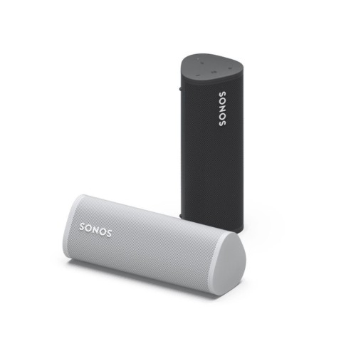 SONOS ROAM BELAIDĖ IŠMANI GARSO KOLONĖLĖ BATERIJOS VEIKIMO TRUKMĖ IKI 10 VAL. APPLE AIRPLAY, INTEGRUOTI WI-FI BEI BLUETOOTH RYŠIAI BEVIELIAM MUZIKOS TRANSLIAVIMUI 