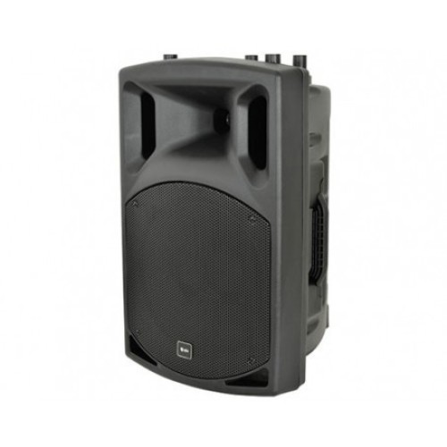 QTX QX15A AKTYVI GARSO KOLONĖLĖ GALIA 250WRMS GALIA MAX 500W SNR:  87DB THD:  0.1% 