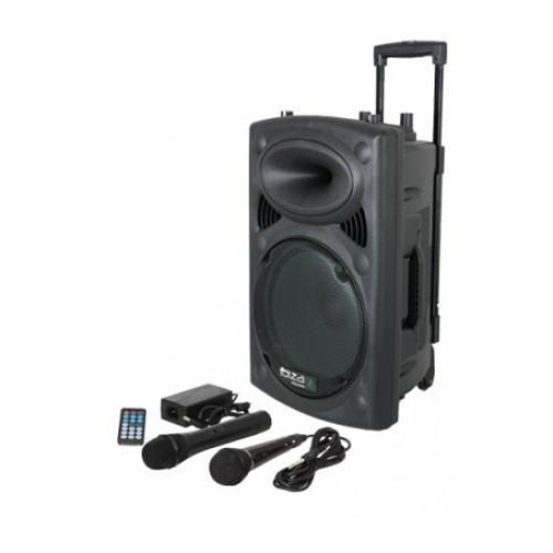 IBIZA SOUND PORT10UHF-BT NEŠIOJAMA GARSO SISTEMA  RMS/MAX. GALIA: 250/500W BLUETOOTH VOX FUNKCIJA 