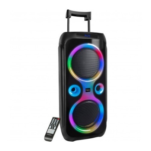 IBIZA INFINITY, NEŠIOJAMA BELAIDĖ GARSO KOLONĖLĖ GALIA: 600W, JAUTRUMAS: 86 +/-3DB, VEIKIMO LAIKAS SU AKUMULIATORIUMI: 2-10H PRIKLAUSOMAI NUO GARSUMO 