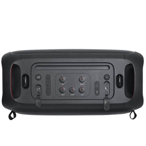 JBL PARTYBOX GO ON-THE-GO NEŠIOJAMA BELAIDĖ BLUETOOTH GARSO KOLONĖLĖ VEIKIMO LAIKAS IKI 6 VAL, ĮKROVOS LAIKAS 3.5 VAL. BLUETOOTH 4.2 PALAIKYMAS 