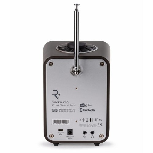 RUARK R1 BLUETOOTH RADIJAS A-B KLASĖS STIPRINTUVAS, DAB, DAB+ IR FM IMTUVAI 