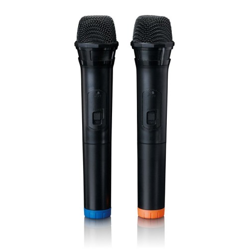 LENCO PA 260BK, NEŠIOJAMA GARSO SISTEMA SU RGB APŠVIETIMU GALIA: 150W, ĮMONTUOTAS D KLASĖS STIPRINTUVAS SU X-DRIVE RĖŽIMU, VEIKIMO LAIKAS IKI 12 VAL. (SU ĮJUNGTU APŠVIETIMU IKI 6 VAL.) 