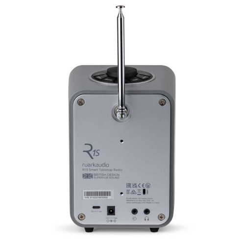 RUARK R1S IŠMANUSIS RADIJAS VEIKIMO LAIKAS: 12 VAL, ĮKROVOS LAIKAS: 5 VAL, A-B  KLASĖS STIPRINTUVAS, SPOTIFY CONNECT*, DEEZER IR AMAZON MUSIC PALAIKYMAS 
