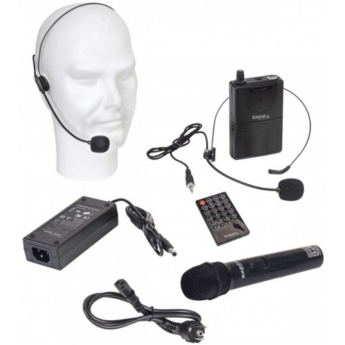 IBIZA SOUND PORT15 UHF MKII NEŠIOJAMA BELAIDĖ GARSO SISTEMA VEIKIMO LAIKAS IKI 7 VALANDŲ! BLUETOOTH, USB/SD, MIKROFONŲ VEIKIMO ATSTUMAS IKI 30M 