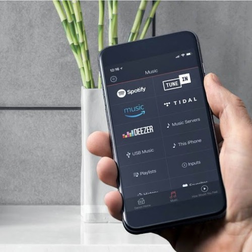 DENON HOME 350 BELAIDĖ IŠMANI GARSO KOLONĖLĖ HEOS, APPLE AIRPLAY, SPOTIFY, AMAZON ALEXA, GOOGLE ASSISTANT