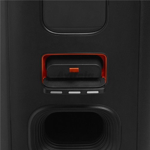 JBL PARTYBOX 320 NEŠIOJAMA BELAIDĖ BLUETOOTH GARSO SISTEMA GROJIMO LAIKAS IKI 18 VAL, GALIA 240W IPX4 ATSPARUMO VANDENIUI STANDARTAS ŠVIESOS EFEKTAI IR MIKROFONO VALDYMAS 