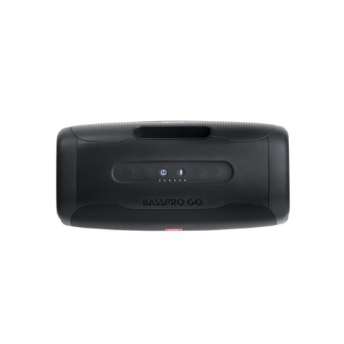 JBL BASSPRO GO, AUTOMOBILINIS ŽEMŲ DAŽNIŲ GARSIAKALBIS IR NEŠIOJAMASIS BLUETOOTH GARSIAKALBIS VIENAME  GALIA: 200W, DAŽNIŲ JUOSTA: 40 HZ IKI 20 KHZ @ -3 DB 