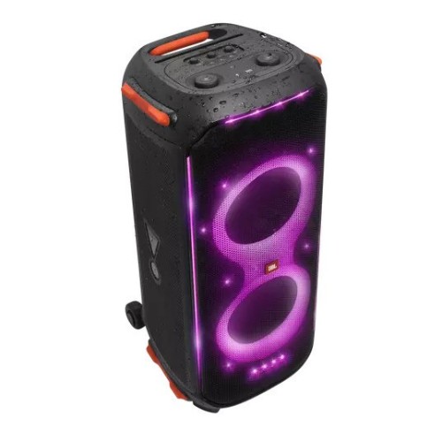 JBL PARTYBOX 710 GALINGA NEŠIOJAMA GARSO KOLONĖLĖ GALIA: 800W, DAŽNIŲ JUOSTA: 35HZ – 20KHZ (-6DB ), BLUETOOTH PALAIKYMAS, IPX4 ATSPARUMO STANDARTAS 