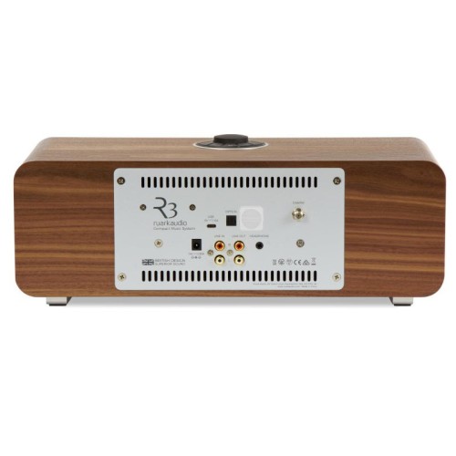 RUARK R3S, KOMPAKTIŠKA IŠMANI MUZIKOS SISTEMA A-B STEREO STIPRINTUVAS, SPOTIFY CONNECT*, DEEZER & AMAZON MUSIC PALAIKYMAS 