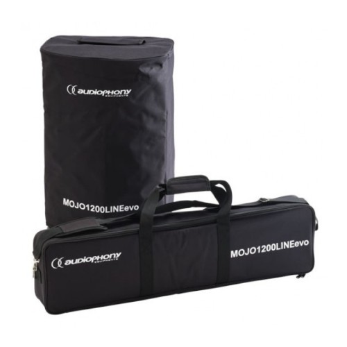 AUDIOPHONY MOJO1200LINEVO GARSO SISTEMA GALIA: 500W, DAŽNIŲ JUOSTA: 38HZ -18KHZ, MAKS SPL (@1M) : 122 DB 