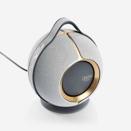 DEVIALET MANIA , KOMPAKTIŠKA NEŠIOJAMA IŠMANI GARSO KOLONĖLĖ + JAI SKIRTA ĮKROVIMO STOTELĖ, GALIA: 2 X 38W, D- KLASĖS STIPRINTUVAS,  AIRPLAY 2, SPOTIFY CONNECT, BLUETOOTH 5.0 