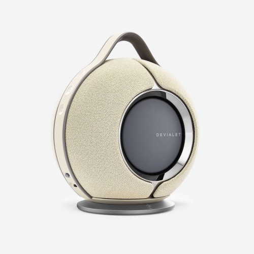 DEVIALET MANIA , KOMPAKTIŠKA NEŠIOJAMA IŠMANI GARSO KOLONĖLĖ + JAI SKIRTA ĮKROVIMO STOTELĖ, GALIA: 2 X 38W, D- KLASĖS STIPRINTUVAS,  AIRPLAY 2, SPOTIFY CONNECT, BLUETOOTH 5.0 