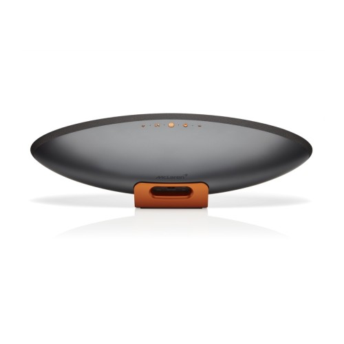 BOWERS & WILKINS ZEPPELIN MCLAREN EDITION BELAIDĖ GARSO KOLONĖLĖ. MAKSIMALI GALIA – 240 W (TIEK BENDROJI GALIA, TIEK IŠVESTIS SUBWOOFER'IO IR GARSIAKALBIŲ SISTEMOS). DAŽNIŲ DIAPAZONAS:  40 HZ – 20 KHZ (± 3 DB) 