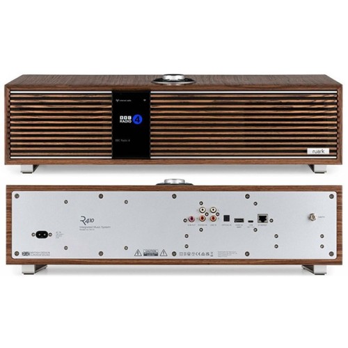 RUARK R410, INTEGRUOTA IŠMANI MUZIKOS SISTEMA GALIA: 120W, D-KLASĖS STIPRINTUVAS, MULTIROOM, APPLE AIRPLAY IR GOOGLE CAST PALAIKYMAS 