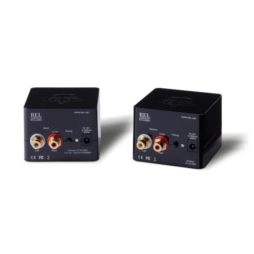 REL HT-AIR MKII WIRELESS BELAIDŽIO GARSO PERDAVIMO SISTEMA, SKIRTA REL SUBWOOFERIAMS, DAŽNIO JUOSTA: 5,8 GHZ, ATSAKO LAIKAS: 16–20 MS, VEIKIMO ATSTUMAS: IKI 12 METRŲ 