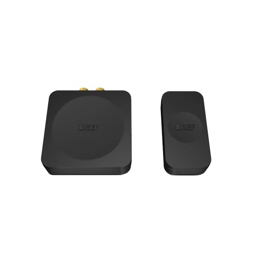 KEF KW1 BELAIDIS ŽEMŲ DAŽNIŲ GARSIAKALBIO ADAPTERIO RINKINYS, SKIRTA REL SUBWOOFERIAMS, BELAIDIS RYŠYS: VEIKIA 5,2 GHZ IR 5,8 GHZ DAŽNIŲ JUOSTOSE, VEIKIMO ATSTUMAS: IKI 30 METRŲ, ATSAKO LAIKAS: 17MS 
