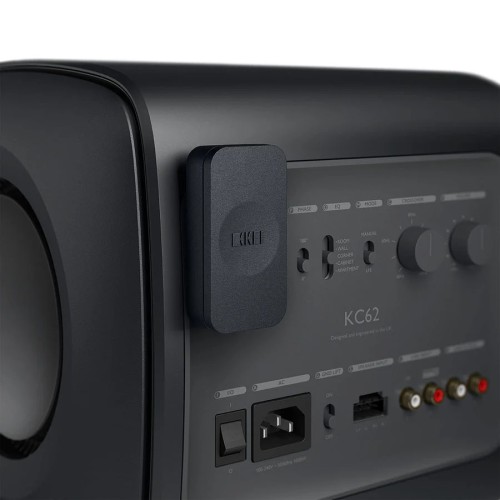 KEF KW1 BELAIDIS ŽEMŲ DAŽNIŲ GARSIAKALBIO ADAPTERIO RINKINYS, SKIRTA REL SUBWOOFERIAMS, BELAIDIS RYŠYS: VEIKIA 5,2 GHZ IR 5,8 GHZ DAŽNIŲ JUOSTOSE, VEIKIMO ATSTUMAS: IKI 30 METRŲ, ATSAKO LAIKAS: 17MS 