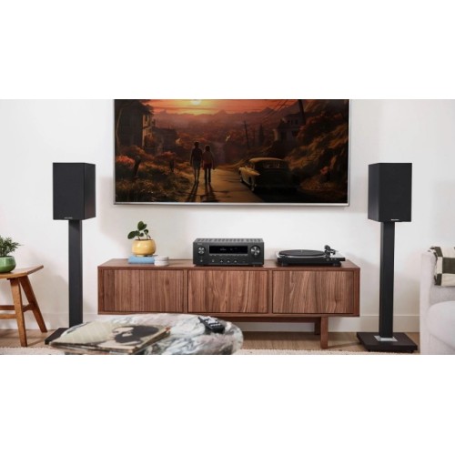 DENON DRA-900H 2.2-JŲ KANALŲ STEREO STIPRINTUVAS HI-FI TINKLO GROTUVAS HI-RES GARSO KOKYBĖ SU HDMI EARC 8K UHD SKIRTU TV 