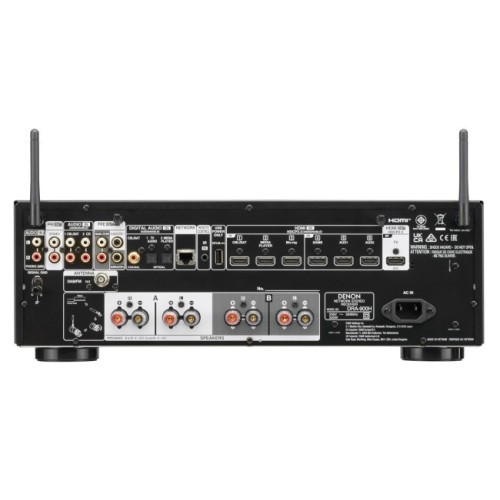 DENON DRA-900H 2.2-JŲ KANALŲ STEREO STIPRINTUVAS HI-FI TINKLO GROTUVAS HI-RES GARSO KOKYBĖ SU HDMI EARC 8K UHD SKIRTU TV 