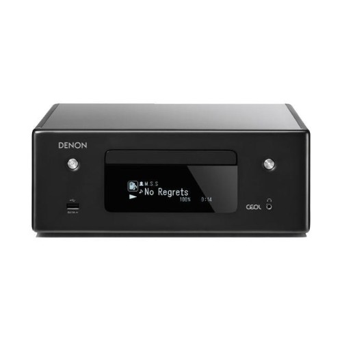 DENON RCDN-10 STEREO STIPRINTUVAS SU TINKLO GROTUVU CD AM/FM WMA AR MP3 CD BLUETOOTH, WI-FI, AIRPLAY 2 IR HEOS TINKLO SĄSAJA APPLE ANDROID PROGRAMĖLE 