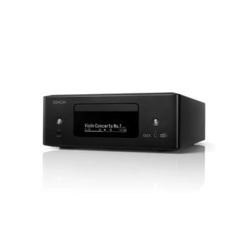 DENON RCDN-12 DAB VISKAS VIENAME STEREO D-KLASĖS STIPRINTUVAS, GALINGUMAS:  2 X 60 W (8 OMŲ), DAŽNIO ATSAKAS:  50 HZ – 20 KHZ JAUTRUMAS:  88 DB 