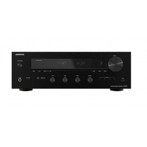 ONKYO TX-8470 TINKLINIS STEREO STIPRINTUVAS GALIA: 2 * 140 W / 4 OHMS / 1 % THD, HDMI ARC 8K PALAIKYMAS, MULTIROOM, CHROMECAST, ROON READY, SPOTIFY, AMAZON MUSIC HD, TIDAL, DEEZER,  