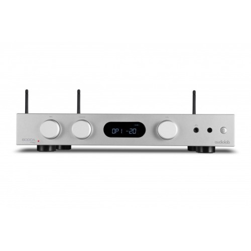 AUDIOLAB 6000A INTEGRUOTAS STIPRINTUVAS SU TINKLO GROTUVU GALIA:  2 X 75W (4Ω), AUKŠTOS KLASĖS ESS SABRE ES9018K2M 32 BITŲ D/A KEITIKLIS, SKAITMENINIAI ĮĖJIMAI: 2 X COAX, 2 X OPTINIAI TOSLINK. 4 X RCA ANALOGINIAI ĮĖJIMAI. 