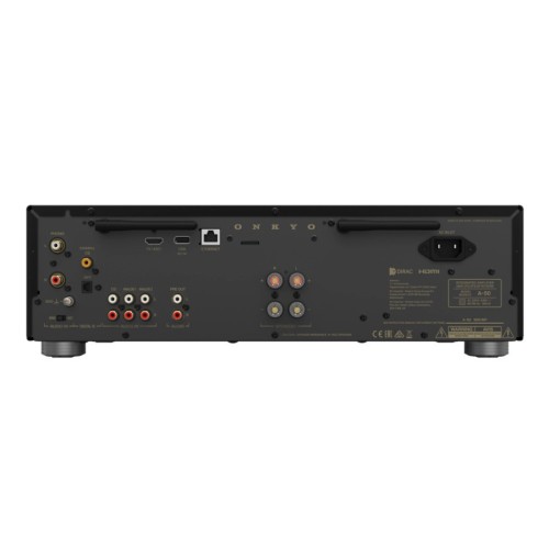 ONKYO A-50 INTEGRUOTAS GARSO STEREO STIPRINTUVAS SU TINKLO GROTUVU, GALIA: 8 OHMS, 180 W AT 4 OHMS, HDMI EARC, AB KLASĖS STIPRINTUVAS 