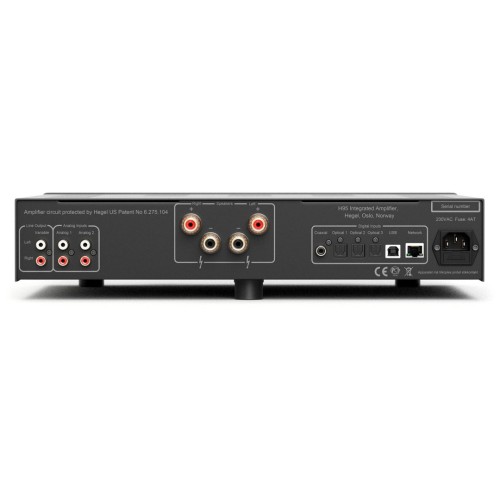 HEGEL H95 INTEGRUOTAS GARSO STIPRINTUVAS GALIA: 2 X 60 W (8 OMAI), DAŽNIŲ JUOSTA: 5 HZ - 100 KHZ 