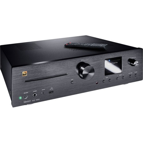 MAGNAT MC 400 – AB KLASĖS VISKAS VIENAME STEREO STIPRINTUVAS, GALIA:  NOMINALI: 2 X 60 W (4 Ω),  PULSINĖ: 2 X 100 W (4 Ω). DAŽNIŲ ATSAKAS: 20 HZ – 20 KHZ 