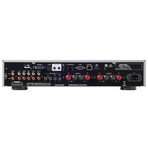 ROTEL A-14 MKII INTEGRUOTAS AB KLASĖS STIPRINTUVAS SU DAC GALIA: 80W/CH (8Ω), DAMPING FACTOR: 220, BLUETOOTH APTX 