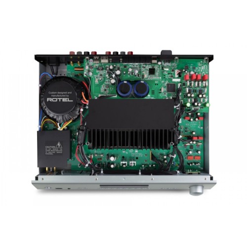 ROTEL A-14 MKII INTEGRUOTAS AB KLASĖS STIPRINTUVAS SU DAC GALIA: 80W/CH (8Ω), DAMPING FACTOR: 220, BLUETOOTH APTX 