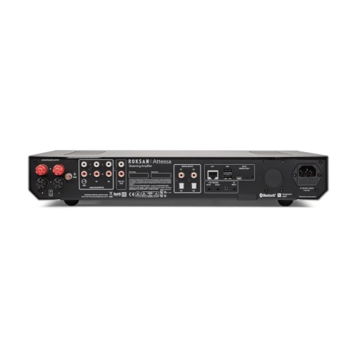 ROKSAN ATTESSA STREAMING AMPLIFIER, TINKLO GROTUVAS- STIPRINTUVAS GALIA: 2 X 80W, 8 OMAI, (THD+N <0.1%), HI-RES AUDIO FORMATAI: MQA, FLAC, WAV, AIFF, DSD PLAYBACK PALAIKYMAS 
