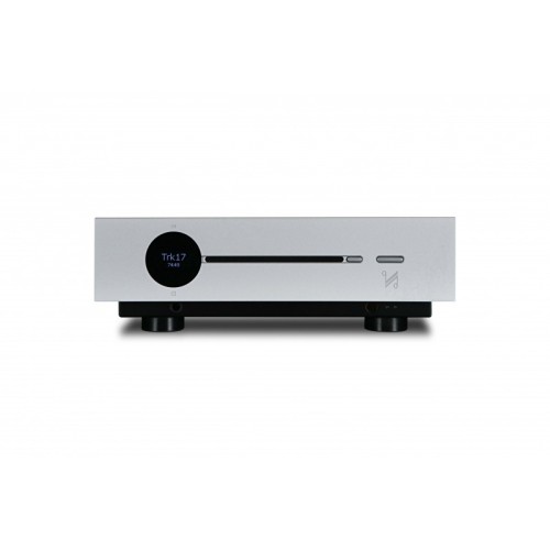 QUAD ARTERA SOLUS INTEGRUOTAS STIPRINTUVAS SU ĮMONTUOTU CD GROTUVU  BEI D/A KEITIKLIU. GALINGAS 2 X 75W (8Ω) STIPRINTUVAS. OLED EKRANAS. GROJA ALAC, WAV, FLAC, AIFF, WMA, MP3, AAC, AAC-HE, AAC+, DSD64, DSD128, DSD256 