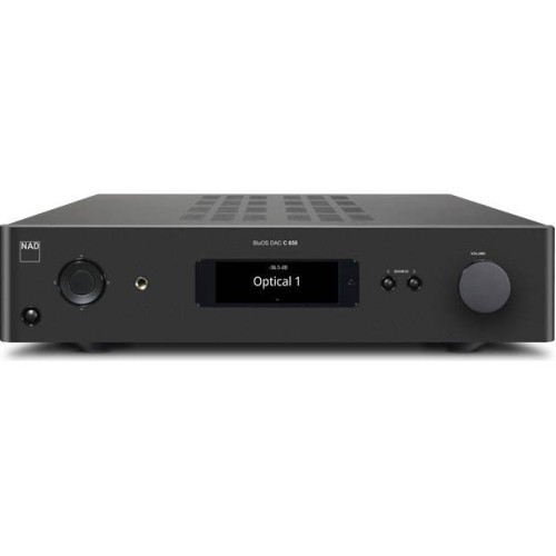 NAD C 658 BLUOS STREAMING DAC TINKLO GROTUVAS THD (20HZ – 20KHZ), DAŽNIŲ JUOSTA ±0.3DB (20HZ – 20KHZ) 