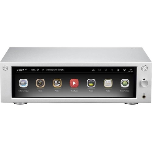 ROSE RS201E STEREO STIPRINTUVAS SU TINKLO GROTUVU ESS SABRE ES9018 K2M DAC, TIDAL, 