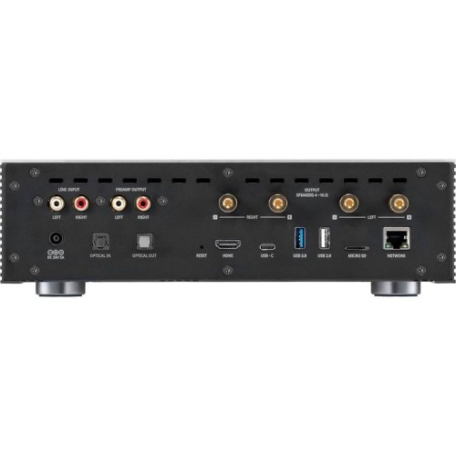ROSE RS201E STEREO STIPRINTUVAS SU TINKLO GROTUVU ESS SABRE ES9018 K2M DAC, TIDAL, 
