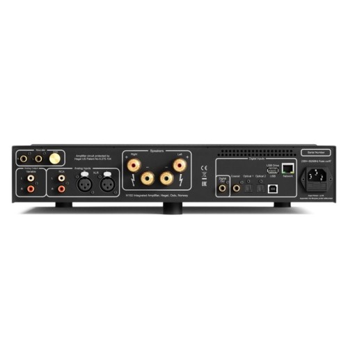 HEGEL H150 – AUKŠTOS KLASĖS STIPRINTUVAS SU INTEGRUOTU TINKLO GROTUVU, GALIA: 2X75W INTO 8 OHMS @ 1KHZ 1% THD, MP3, WAV, FLAC, ALAC, AIFF, AAC, PCM, OGG 