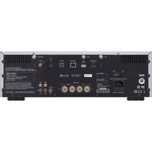 ROTEL RAS-5000 IŠMANUS GARSO STIPRINTUVAS SU TINKLO GROTUVU HDMI ARC SPOTIFY IR TIDAL CONNECT 2X220W 