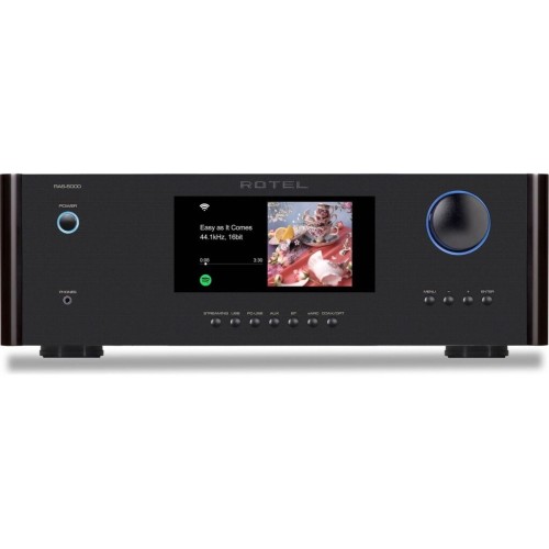 ROTEL RAS-5000 IŠMANUS GARSO STIPRINTUVAS SU TINKLO GROTUVU HDMI ARC SPOTIFY IR TIDAL CONNECT 2X220W 