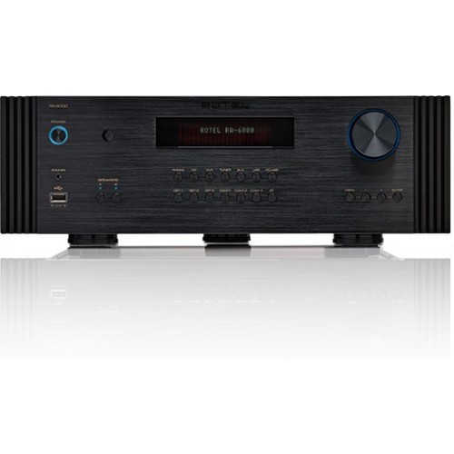 ROTEL RA-6000, INTEGRUOTAS GARSO STIPRINTUVAS GALIA: 200W KANALUI PRIE 8 OMŲ, THD < 0.0075%, DAŽNIŲ JUOSTA: 20HZ - 20KHZ, ±0.5DB 